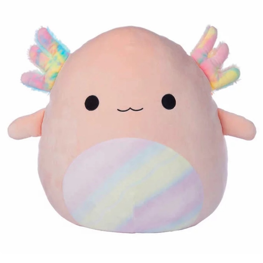 16’’ rainbow Archie axolotl
